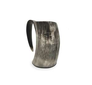 Corne à boire viking de haute qualité, écologique et haut de gamme, avec taille personnalisée, fabrication artisanale, prix de gros - Product Image 2