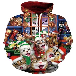 2025 haute qualité élégant hommes sweats à capuche personnaliser Sublimation imprimé sweats à capuche hommes nouveau 100% coton bio pull - Product Image 4