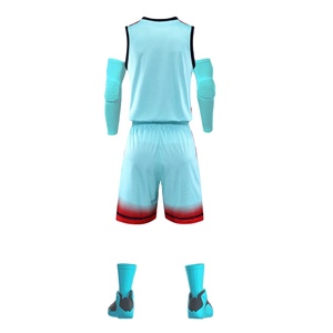 Nouveauté 100% polyester unisexe vêtements de sport séchage rapide respirant uniforme de basket-ball pour adultes enfants pour les activités de plein air - Product Image 4
