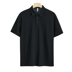 Polo de haute qualité pour hommes Logo personnalisé Tissu tricoté respirant Couleur unie à manches courtes ODM Durable Vêtements confortables - Product Image 5