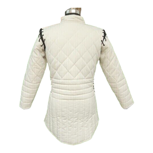 Gambesons medievales inspirados en la ropa de hoy, algodón cosido hecho a mano, moda europea, precisión histórica, artesanías de tela textil - Product Image 2