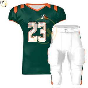 Uniforme de fútbol americano de secado rápido de alta calidad para hombre, diseño transpirable, patrón de números, sublimación, conjuntos de talla grande, recién llegado - Product Image 6
