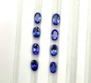 Igi ได้รับการรับรองจาก tanzanite ธรรมชาติอัญมณีหลวม3*5-5*7มม. สีฟ้าตัดวงรีสำหรับการทำเครื่องประดับ - Product Image 5