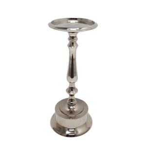 Soporte de Adviento de aluminio para árbol de Navidad, soporte de vela de estilo lujoso de níquel y plata, color plateado - Product Image 3