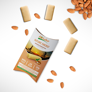 Nature Energy Bisabor Healthy Snack Bars 4x25g (paquet de 100g) Amandes naturelles au goût fruité pour les athlètes - Product Image 2