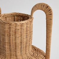 Amphore décorative, vase grec antique, pot en osier, vase à fleurs, pièce maîtresse