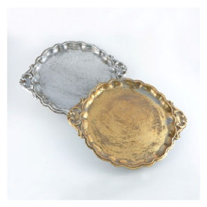 Plateau de service de restaurant design vintage Plateau à dessert en aluminium de la plus haute qualité Idéal pour la cuisine à domicile - Product Image 4