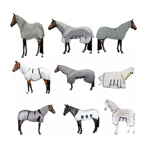 Alfombra de caballo personalizada hecha a mano para montar en verano, carcasa de tela impermeable con forro de nailon relleno de algodón cómodo - Product Image 4