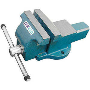 Étau de banc professionnel 150 2854e en acier et fonte, étau à tuyaux pour usage industriel - Product Image 1