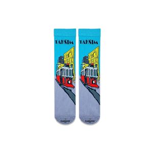 Taksim Breathable <b>Warm</b> Colorful <b>Socks</b> for Girls Custom Logo Embroidered Print Mesh Knitted Cartoon One for Daily Use Winter - Product Image 1