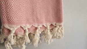 100% Cotton <b>Pink</b> Peshtemal Bath Sheets High Quality Multi-Purpose Hand <b>Towel</b> for Pool Beach Sea Home Use - Product Image 2
