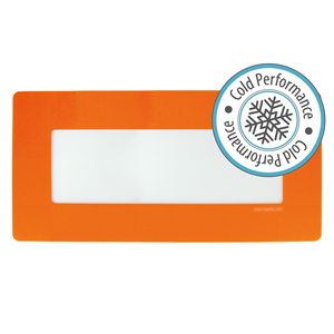 LongLife Clear CP - Marcatura del Pavimento Finestra del Pavimento, autoadesivo 1/2 DIN A4, Arancione, 10 pz. / Confezione.- LGC - Product Image 1