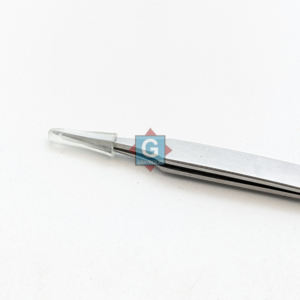 Pinces à épiler en acier inoxydable pour extensions de cils - Pointe lisse durable, couleur et logo personnalisables - Product Image 6