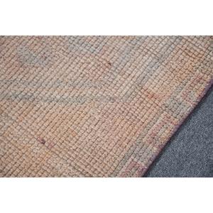 2.9x10.9 ft Rug, Vintage Rug, Turkish <b>Brown</b> <b>Wool</b> Plants & trees Rug - Product Image 5