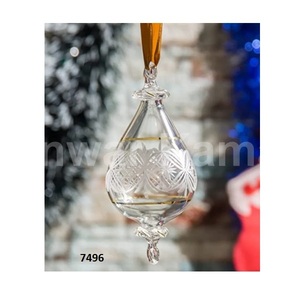 Bola de cristal pintada a mano de gran forma, adornos colgantes, lo mejor decorativo para fiesta de año nuevo, bola de cristal de Navidad, adornos colgantes - Product Image 1