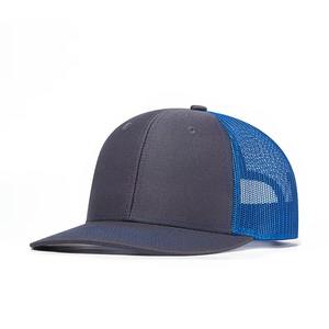 Sombreros de camionero de 6 paneles de ala plana de perfil alto de estilo personalizado de alta calidad, gorra de béisbol simple impermeable transpirable ligera - Product Image 5