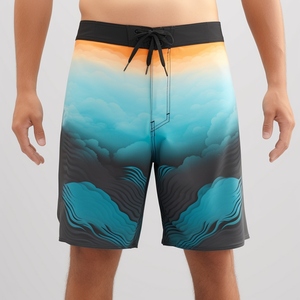 Short de surf personnalisé nouveau design pour hommes short de plage en tissu de haute qualité avec poches style décontracté respirant avec cordon de serrage vente en gros - Product Image 5