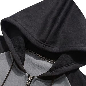 Sudadera con capucha de lana y cremallera de algodón para hombre de último diseño fabricada en Pakistán, producto al por mayor a precio barato, servicio OEM - Product Image 4