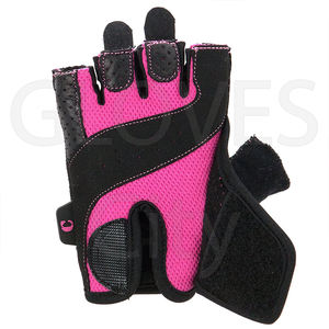Wholesale Half-Finger Fitness <b>Gloves</b> Custom Breathable <b>Black</b> Silicon Printed Palm for Gym Weight Lifting <b>Gloves</b> From <b>GLOVES</b> City - Product Image 5