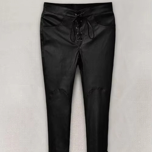 กางเกงหนังขายาวปกติคุณภาพสูงสำหรับ100% กางเกงหนังทำจากผ้าแห้งเร็วคุณภาพสูง - Product Image 1