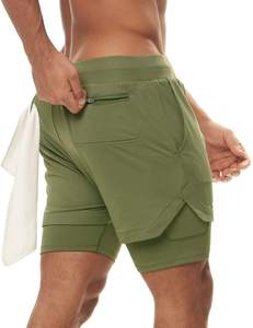 Shorts de sport pour hommes, légers, pour l'entraînement, le yoga et la salle de sport - Product Image 5