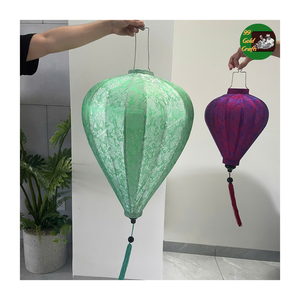 Linternas de seda hechas a mano de Vietnam PARA EL Festival del Medio Otoño Artesanía auténtica para decoración tradicional y moderna - Product Image 6