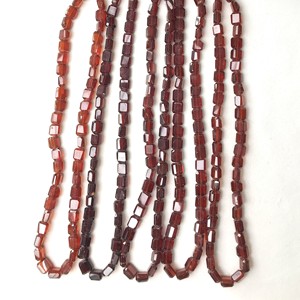 100% Natural IGI Certified AA Grade Red Garnet 8x7x5mm Octagon Shape Plain <b>Stone</b> <b>Beads</b> Dark Bluish Red Vivaaz Gems Jaipur - Product Image 2