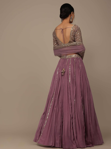 Lehenga Choli de Diseño en Georgette, Estilo Tradicional para Bodas y Bailes de Graduación, la Mejor Hecha a Mano en India para Todas las Temporadas, Precio al por Mayor - Product Image 2