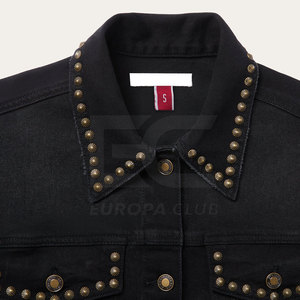 Veste en jean pour homme à prix bas et de haute qualité, logo personnalisé imprimé, veste en jean sur mesure pour homme, taille plus - Product Image 3