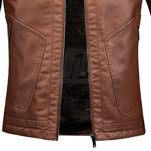 Chaqueta de Piel de Oveja para Hombre, Chaqueta de Cuero de Primera Calidad para Invierno, Uso Casual y al Aire Libre - Product Image 3