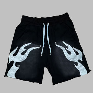 Pantalones Cortos Deportivos para Hombre, Nuevos, de Verano, con Logotipo Bordado Personalizado, de Alta Calidad, Estilo Vintage, 100% Algodón, Transpirables - Product Image 4