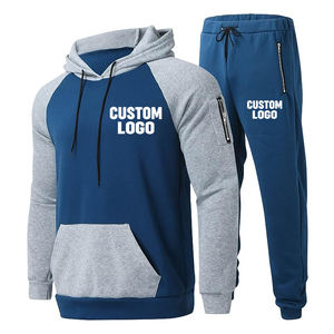 Conjunto de chándal para correr con logotipo personalizado estampado de peso pesado para hombre de alta calidad - Product Image 1