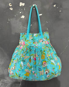 Fait à la main Kantha femmes Hobo fourre-tout Banjara sac ouvert transporter Shopping sac à main pour la saison de printemps à la mode pour l'été et l'automne - Product Image 2