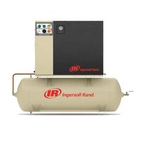 Compresseur d'air à piston alternatif lubrifié à deux étages Ingersoll Rand 2340B3/8 2kw 4kw 5kw 7kw