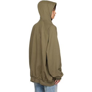 2025 fábrica al por mayor tela gruesa pesada 100% algodón logotipo personalizado Sudadera con capucha de gran tamaño hombres sudaderas con capucha térmicas servicio OEM - Product Image 5