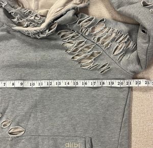 Sudadera con Capucha Personalizada con Logotipo, Diseño Nuevo, Tejido de Punto Desgastado, de Alta Calidad, Térmica, Talla Grande, para Hombre, Poliéster/Algodón - Product Image 5