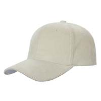 Casquette de baseball CORDUTORY à boucle solide, style sombrero, 100% polyester, multicolore