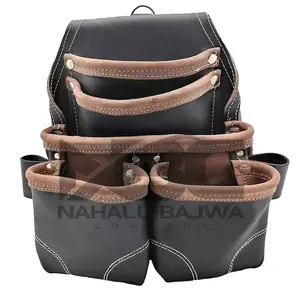 Leather Tool Pouch Heavy Duty Multi Pocket Carpenter Electrician Work Tool Bag Belt 1pc/zipper Bag Carpenter's Work Lightweight.