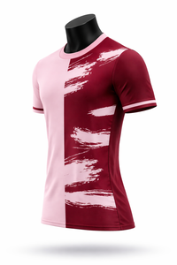 เสื้อฟุตบอลแบบซับลิเมชั่นสั่งทำพิเศษ สองสี แห้งเร็ว ระบายอากาศได้ดี เหมาะสำหรับฝึกซ้อมและแข่งขัน รับผลิตแบบ OEM ODM ขายส่ง - Product Image 3