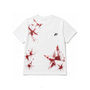 T-shirt décontracté en coton pour femme, doux et respirant, col rond, uni, personnalisable avec logo, haut d'été, vente en gros, t-shirt femme col rond - Product Image 1
