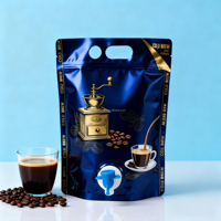 Sac en aluminium recyclable personnalisé avec robinet de distribution, 1L 2L 3L 5L 10L, pochette BIB pour café, vin, jus, boissons