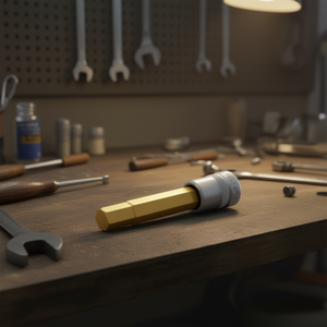 Hazet 3/8'' Inch Hexagonal Short Screwdriver <b>Socket</b> with Knurling Square Product Category <b>Socket</b> - Product Image 3