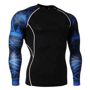 GAF Offre Spéciale Rash Guard personnalisé fabricant d'usine Rash Guard imprimé par sublimation pour hommes Gym Surf Plongée Rashguard MMA - Product Image 2