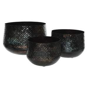 Handmade <b>vintage</b>-style premium quality metal iron flower <b>vase</b> with hammered design for elegant home decor centerpiece - Product Image 2