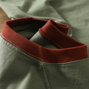 Meilleure vente été Stock décontracté lavé Streetwear lavage à l'acide 100% coton O cou t-shirt 2025 - Product Image 5