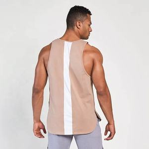 Camisetas sin mangas de alta calidad para hombre, camisetas de gimnasio transpirables de poliéster y LICRA de algodón XL, entrenamiento callejero de verano lavado - Product Image 1