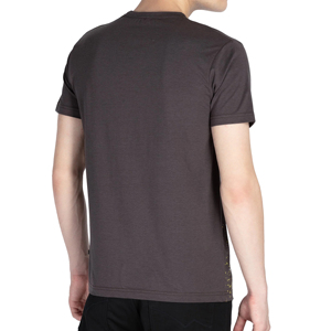 Camiseta de algodón de manga corta ajustada regular para hombre con logotipo personalizado de calidad superior embalaje personalizado - Product Image 2