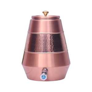 Half Hammered Design Pure Copper <b>Water</b> Dispenser For Home Hotel Office Restaurant in Wholesale Price - Product Image 4