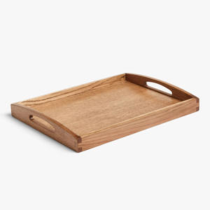 Plateaux en bois d'acacia au prix le plus bas ensemble de plateaux en bois dur naturel artisanal pour la décoration de la cuisine - Product Image 4