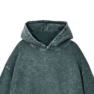 Sudaderas con Lavado Ácido para Hombre, las Más Modernas, Transpirables, 100% Algodón, con Tu Logotipo, Sudaderas con Lavado Ácido Personalizadas - Product Image 3